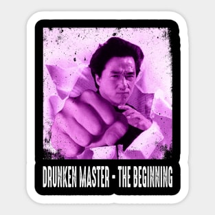 Kung Fu Origins Drunken Unleashed Sticker